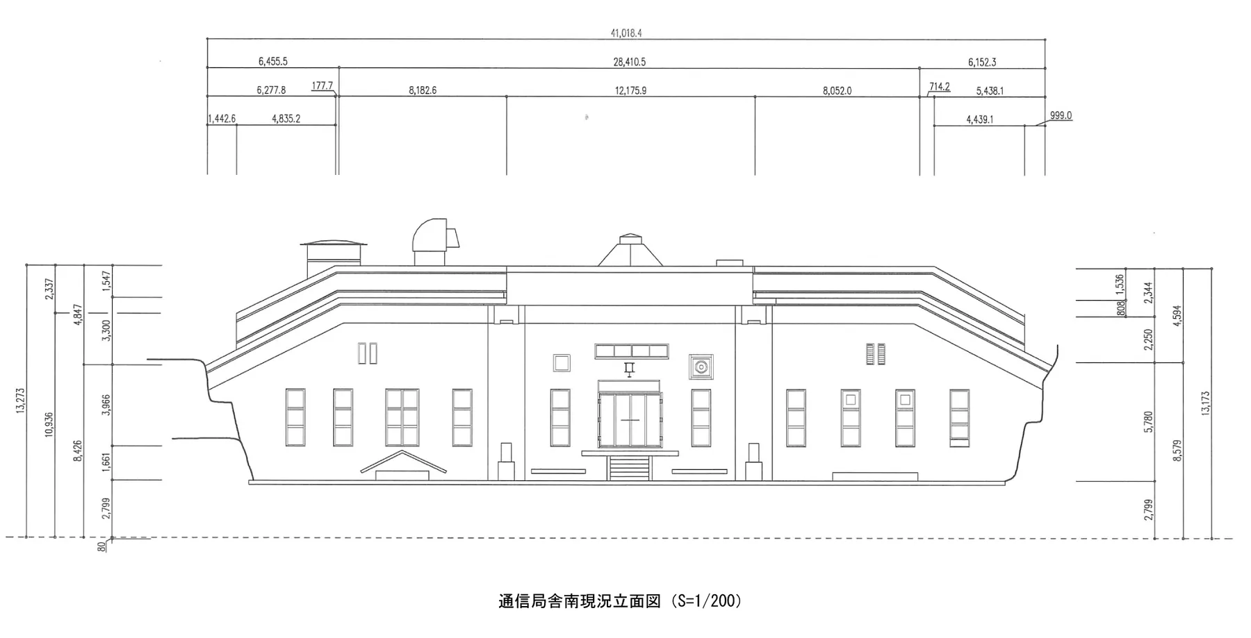 その2｜電信室の図面を見ると、まるで「要塞」